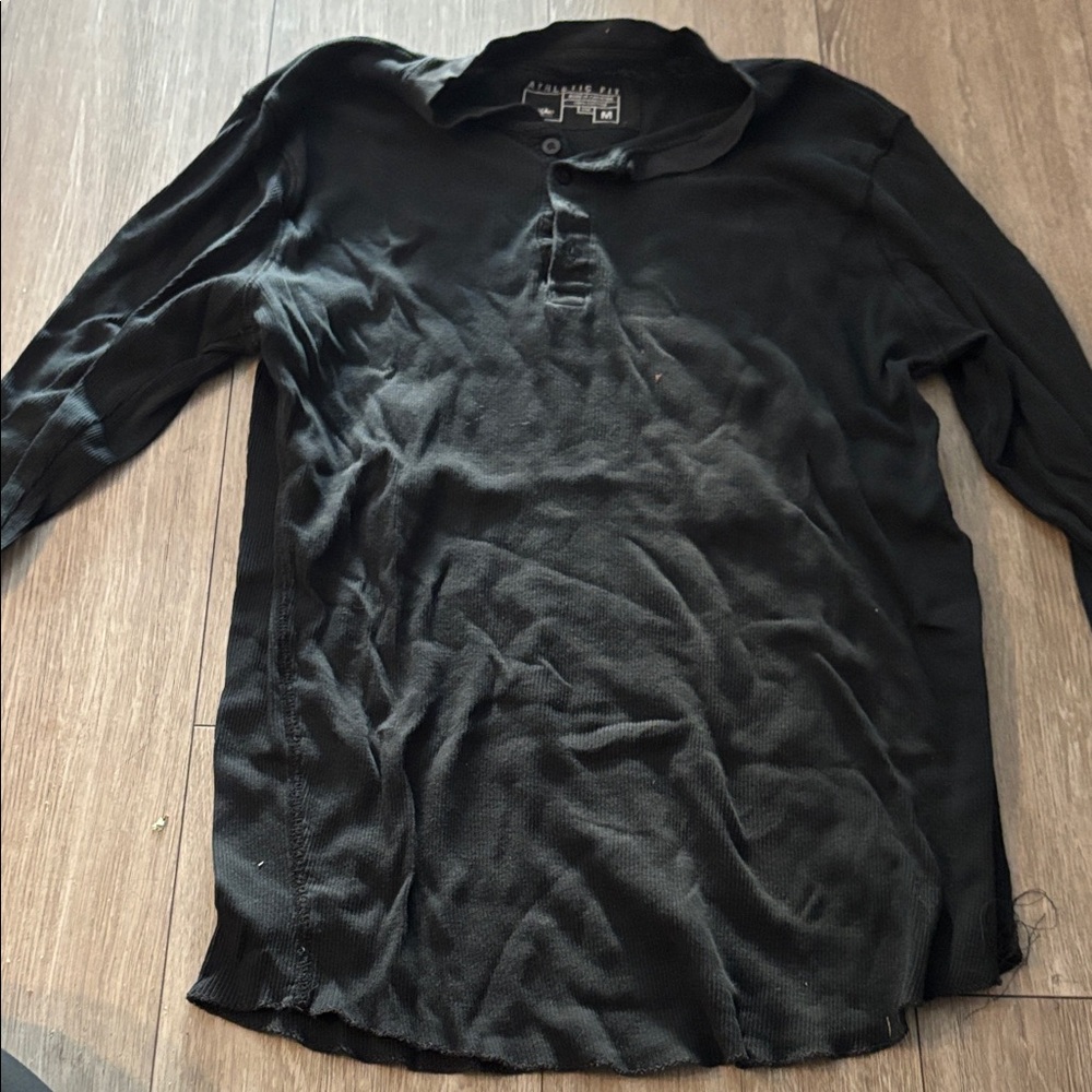 Mossimo Men's Black Long Sleeve Shirt medium